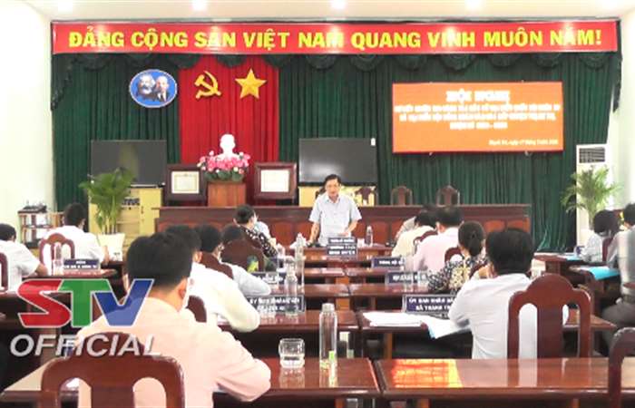 Ủy ban Bầu cử huyện Thạnh Trị sơ kết bước 2